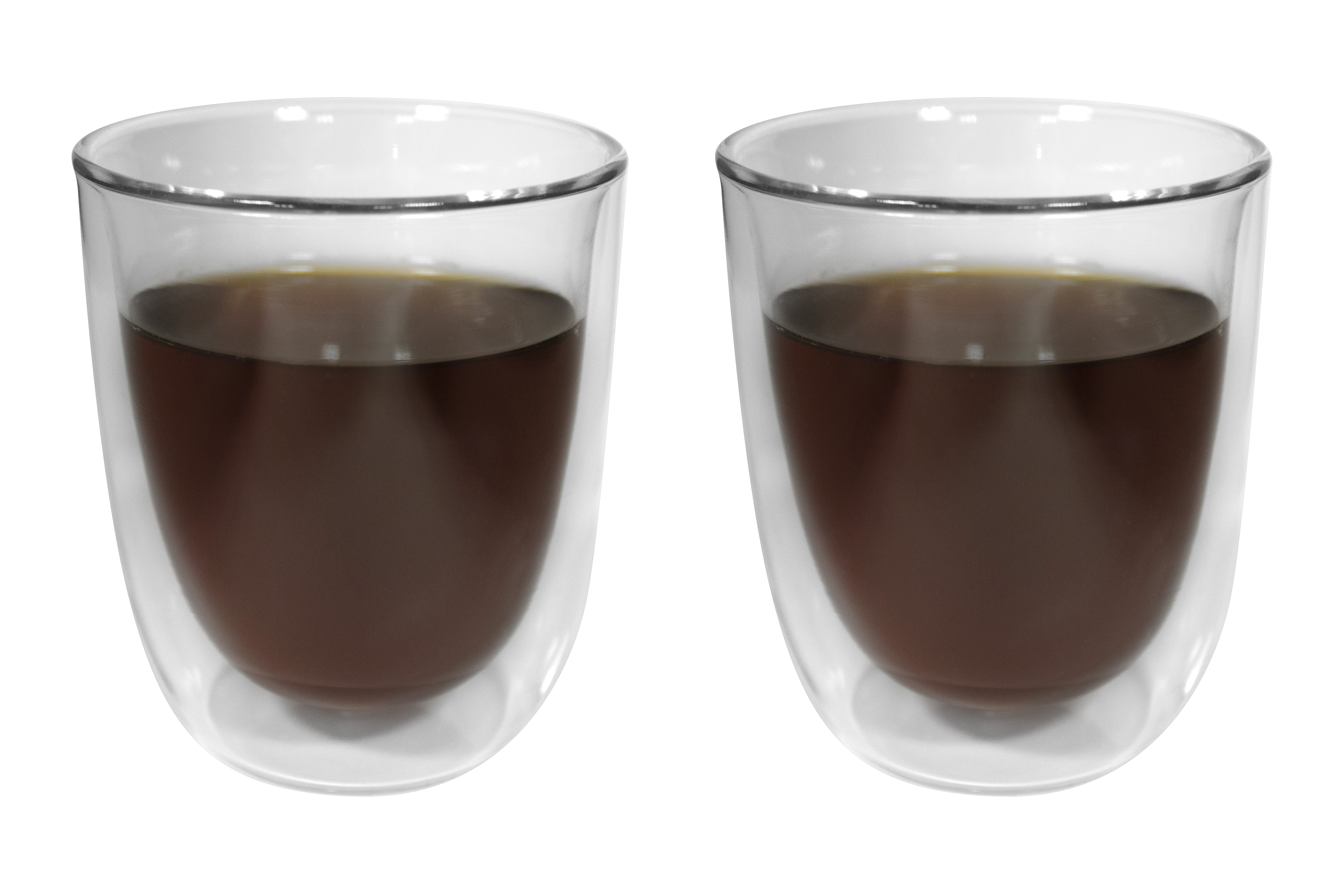 Set de vasos de vidrio "Double"