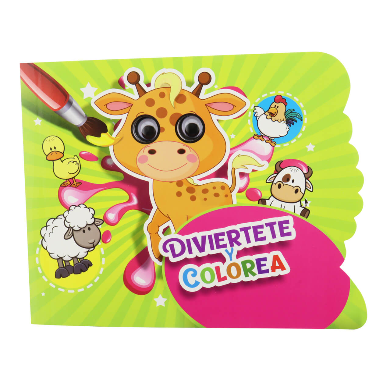 Cuaderno Para Colorear Ojos Locos 1