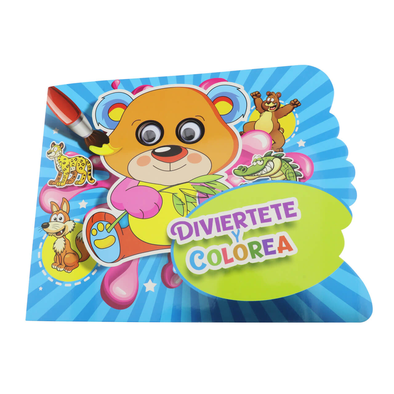Cuaderno Para Colorear Ojos Locos 2