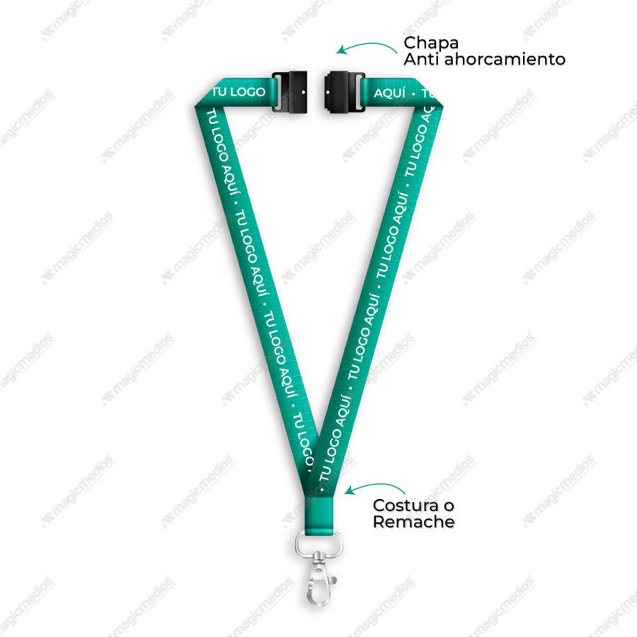 Cinta Portacarnet Armado Sencillo de Seguridad