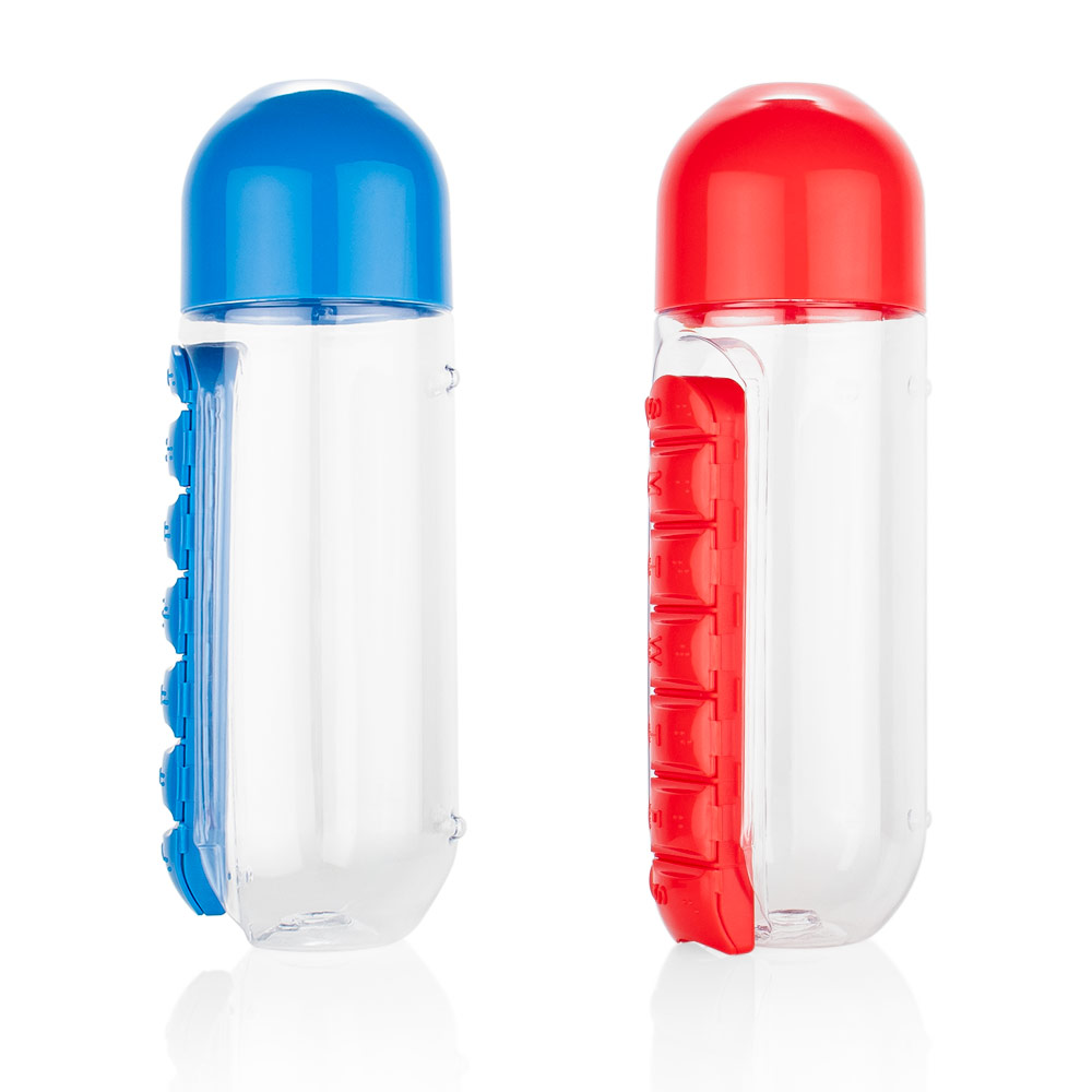 Botella con Pastillero Albus 750 ml / 25 Oz