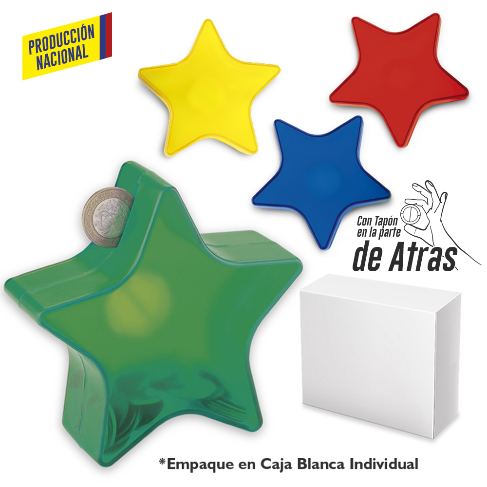 ALCANCIA ESTRELLA 13 5CM- PRODUCCION NACIONAL Produccion Nacional