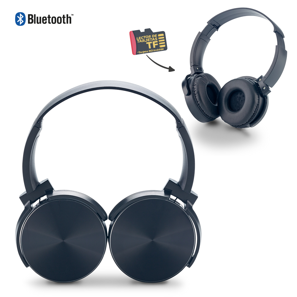 AUDÍFONOS BLUETOOTH DJ II CON LECTOR TF