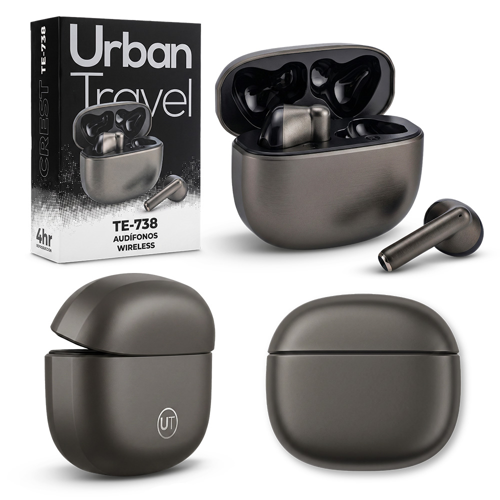 AUDÍFONOS WIRELESS CREST URBAN TRAVEL Nuevo
