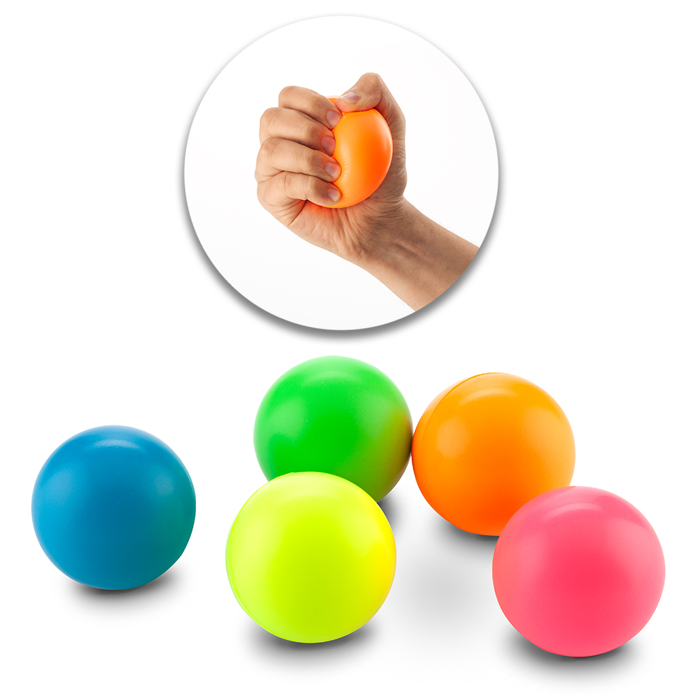 BOLA ANTIESTRÉS NEÓN 6,7CM
