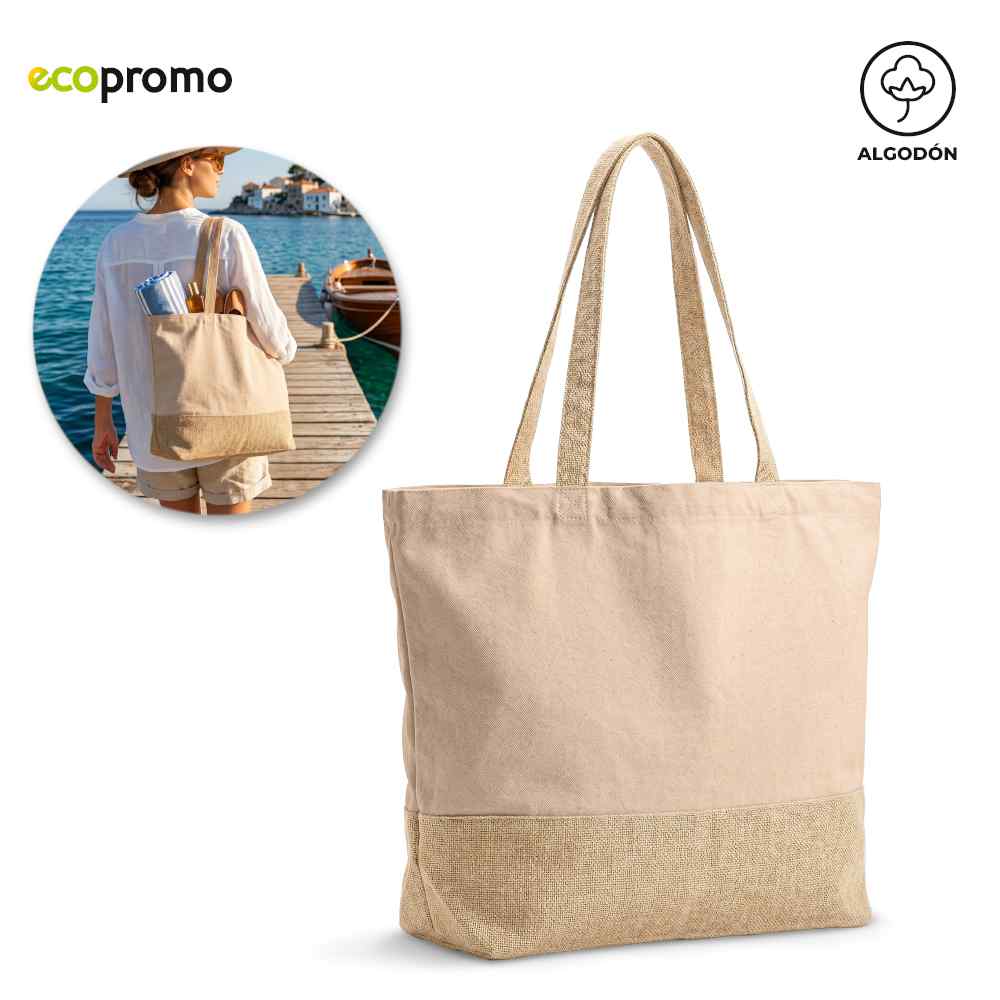 Bolsa En Algodóny Yute Ecotote NUEVO