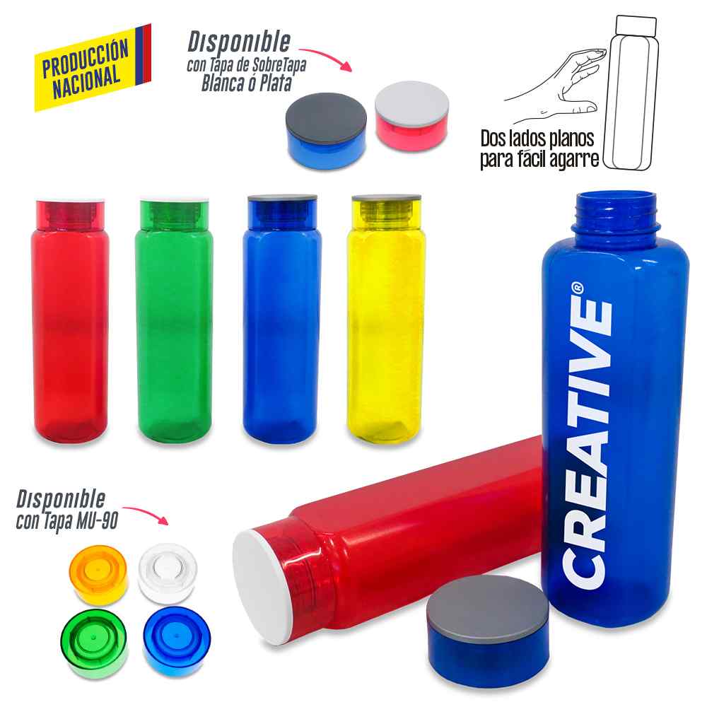 Botilito Logomax 750ml -Produccion Nal(tapa MU-90)