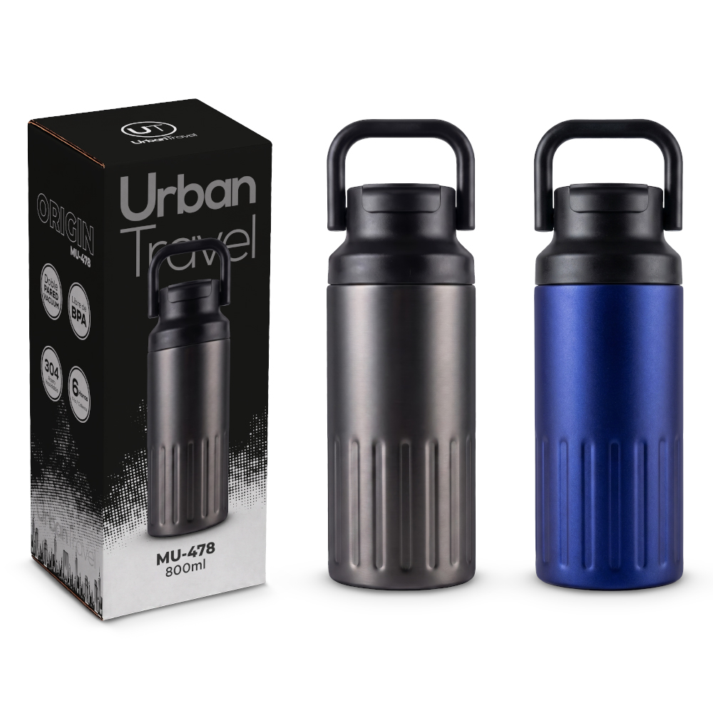 BOTILITO METÁLICO ORIGIN URBAN TRAVEL 800ML Nuevo