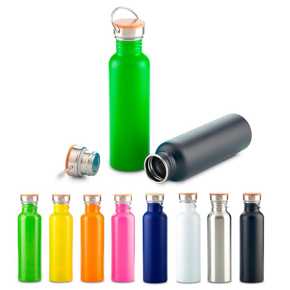 BOTILITO METALICO WOOD 700ML - OFERTA Oferta