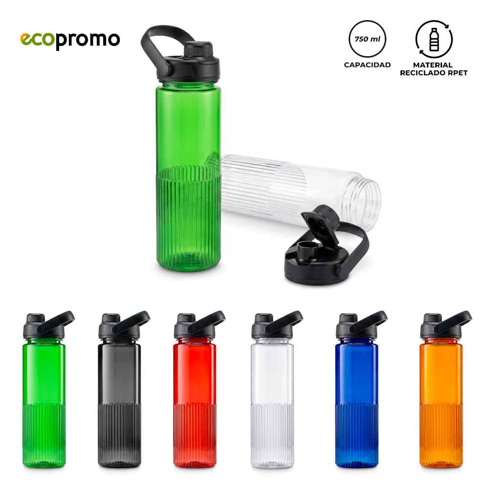 BOTILITO PLASTICO WOW RPET 750ml