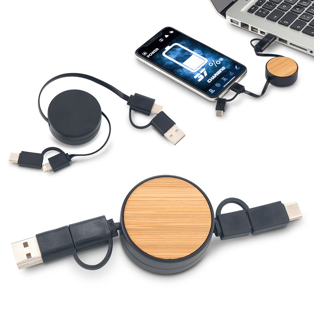 CABLE MULTICARGADOR BAMBOO