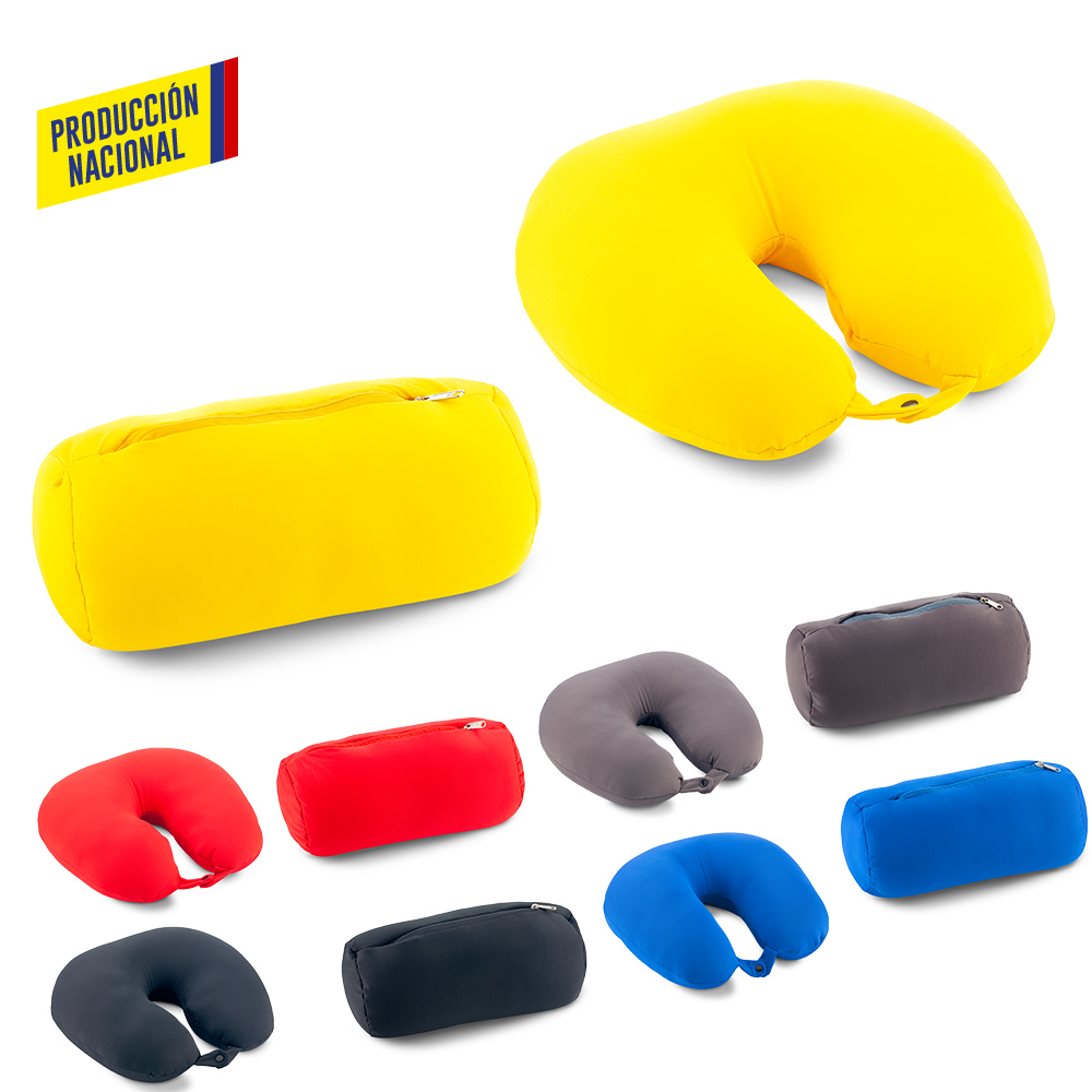 COJÍN DE VIAJE DOBLE USO PLUSH-PRODUCCIÓN NACIONAL