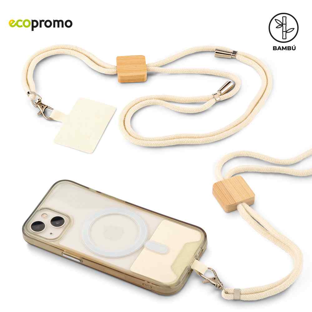 CORDON PARA PORTACELULAR BAMBOO ECO