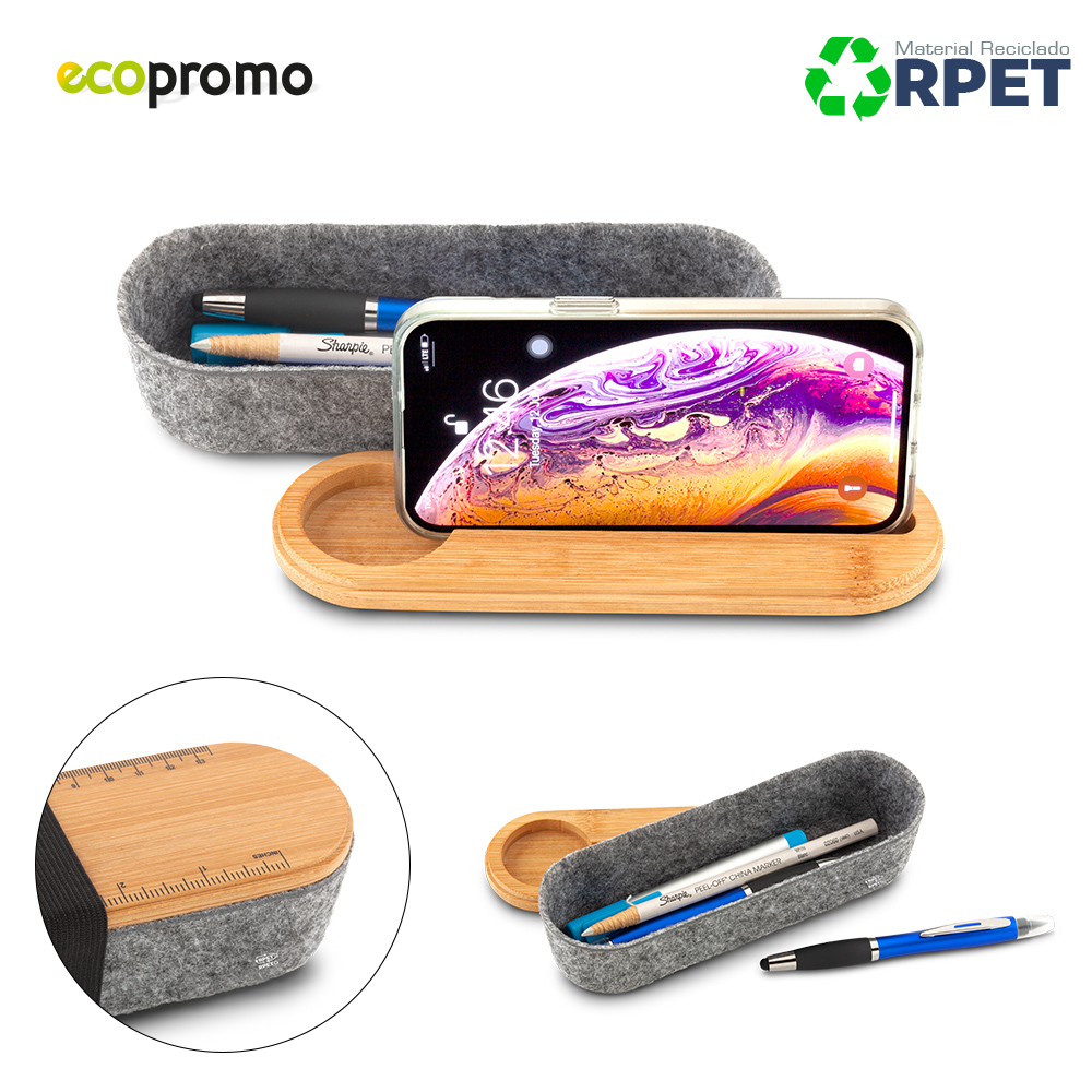 ESTUCHE CON PORTACELULAR RPET