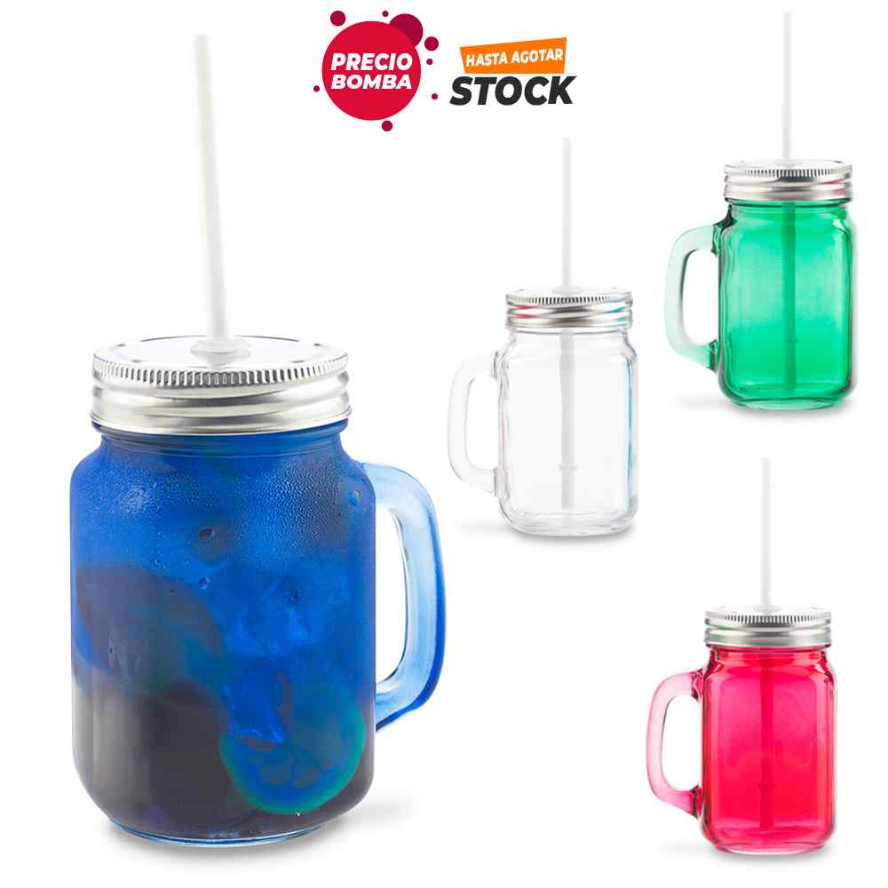 Jarra En Vidrio Kolors 16Oz - PRECIO BOMBA