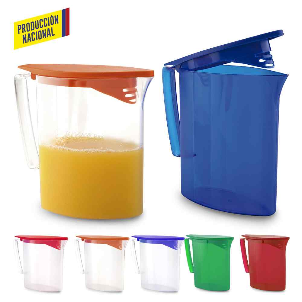 Jarra Plastica Ovalada 1000ml - Producción nacional