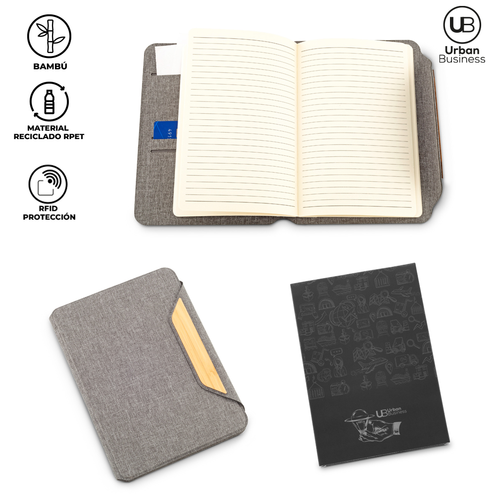 LIBRETA MULTIFUNCIONAL RPET BAMBOO URBAN BUSINESS