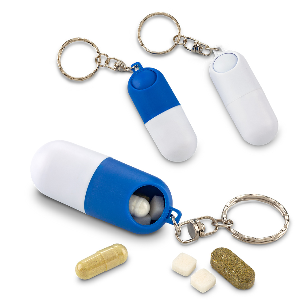 LLAVERO PASTILLERO CAPSULA