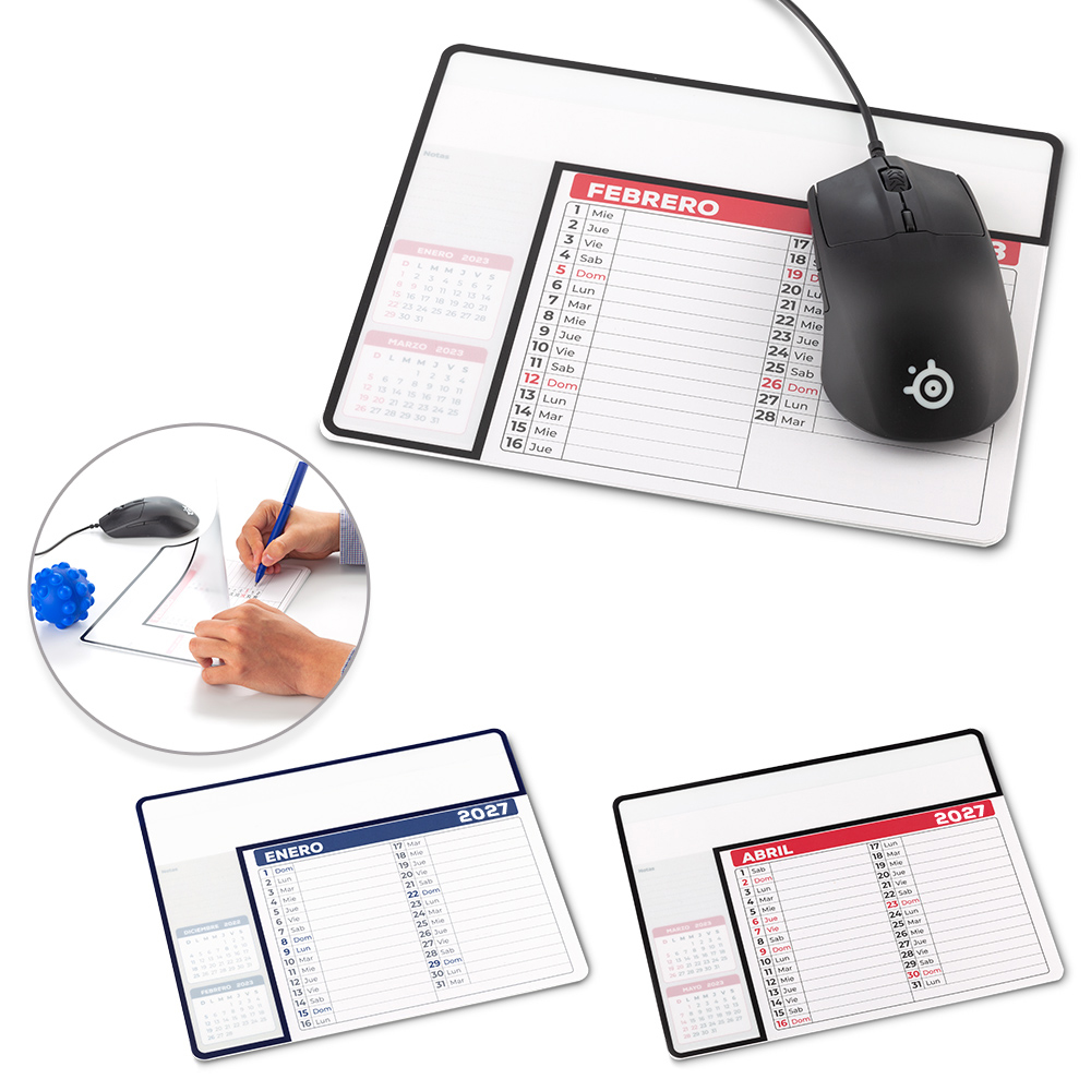 MOUSE PAD CALENDAR - PRODUCCIÓN NACIONAL Produccion Nacional