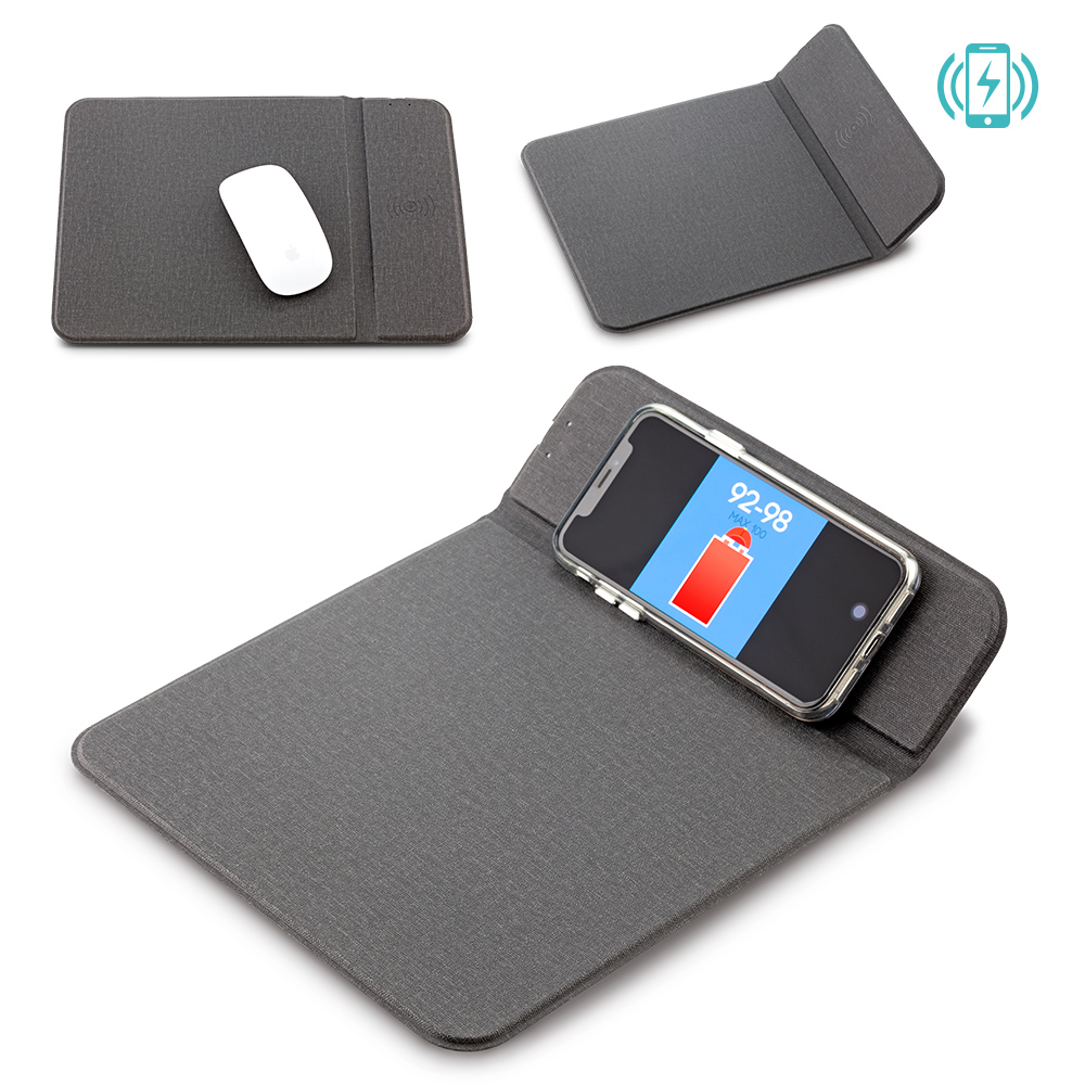 MOUSE PAD CON CARGADOR INALAMBRICO SLIM 15W