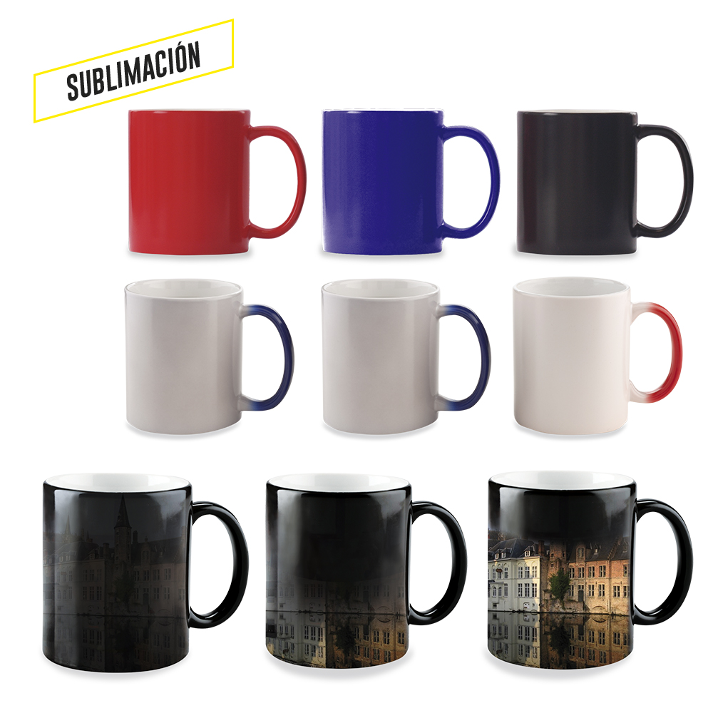 MUG CERAMICA SUBLIMACION MAGIC COLOR 11OZ