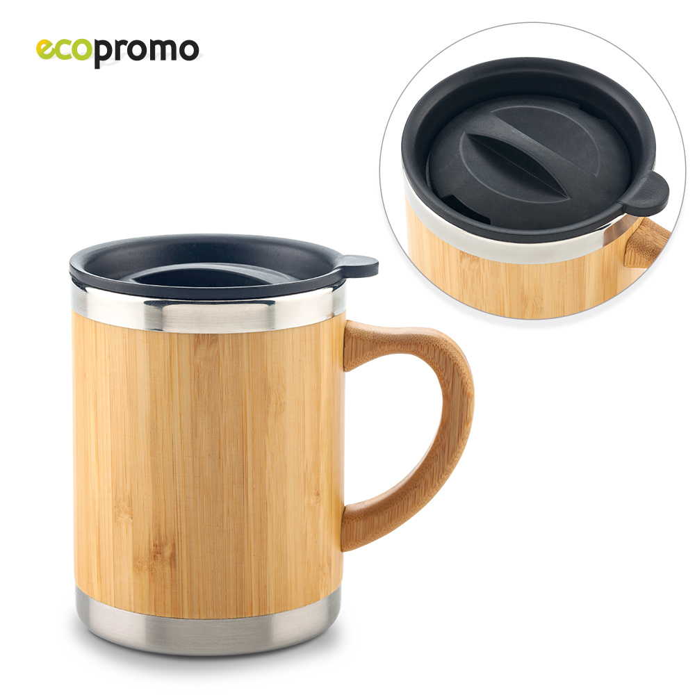 MUG METÁLICO BAMBOO ECO 350ML
