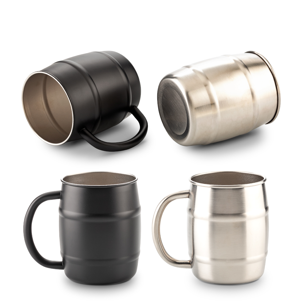 MUG METÁLICO BEER 600ML Nuevo