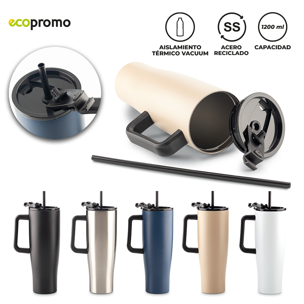 MUG METÁLICO BRUMO 1200 ML