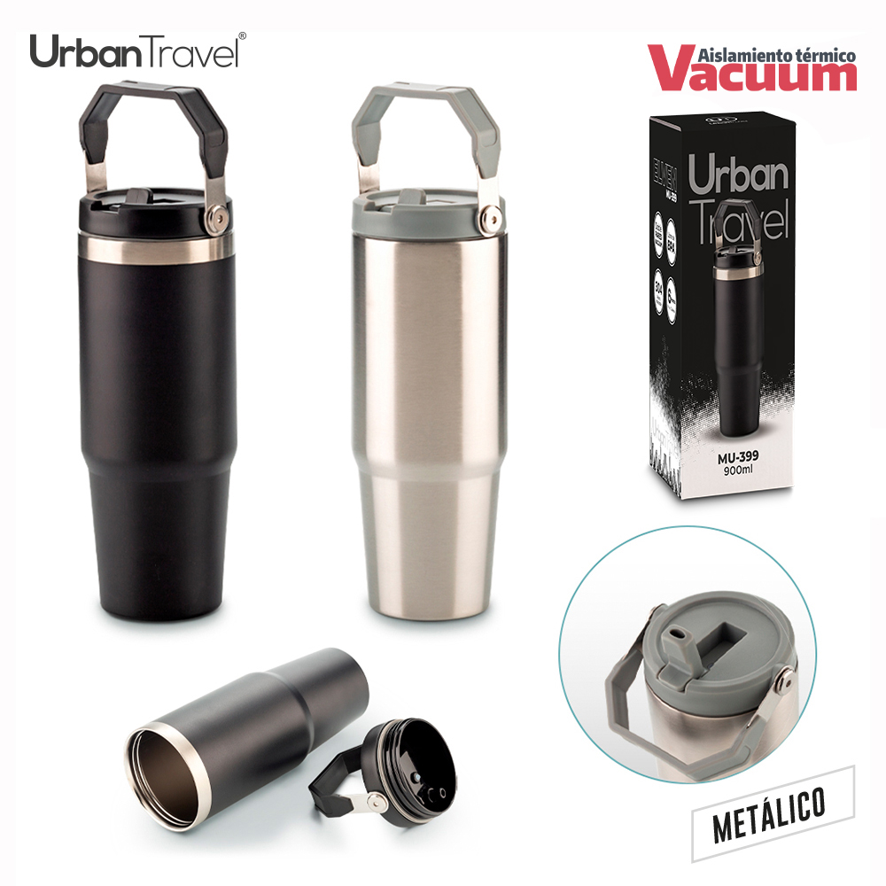 MUG METÁLICO ELVEN URBAN TRAVEL 900ML