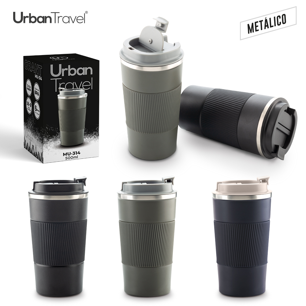MUG METALICO GRANT URBAN TRAVEL 500ML