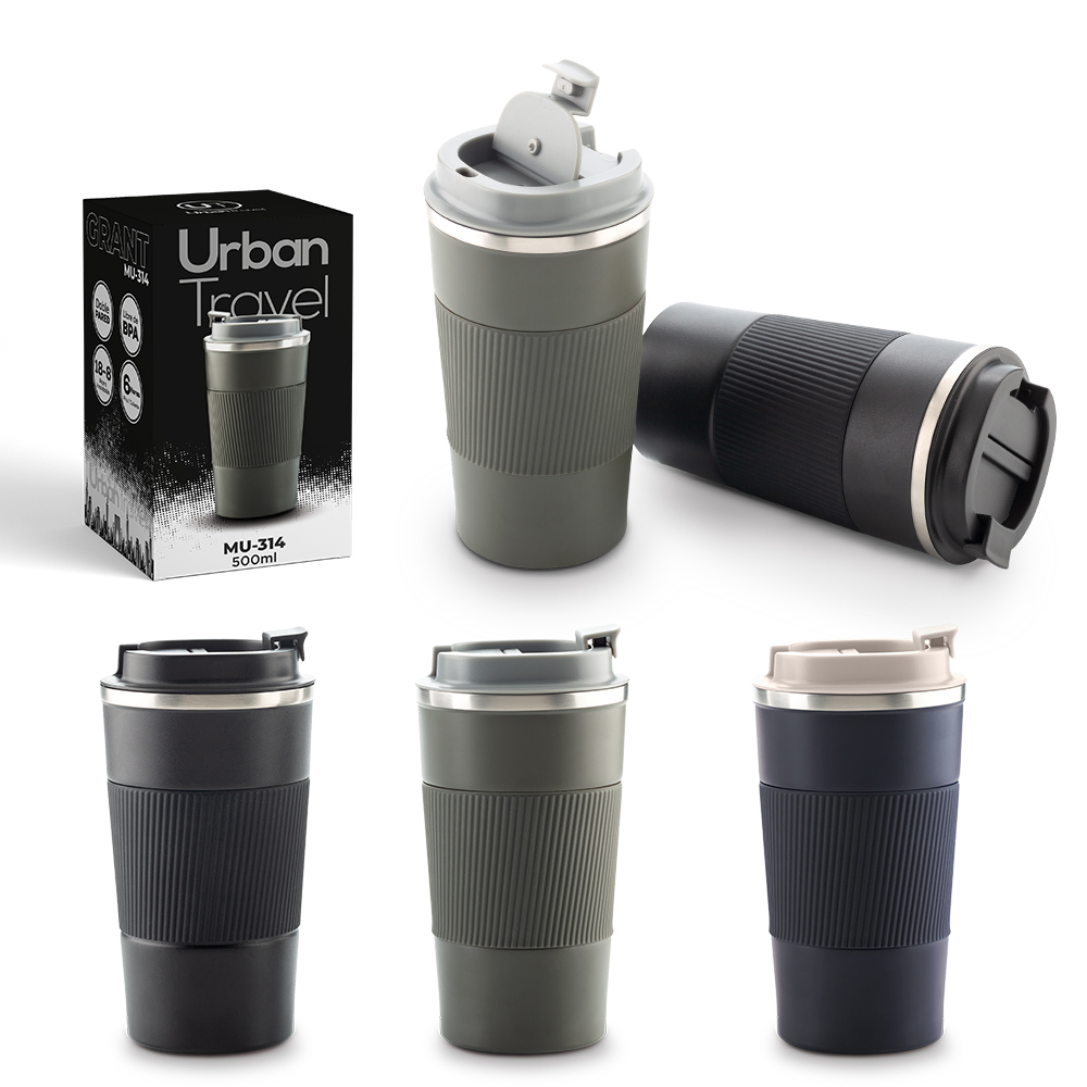 MUG METÁLICO GRANT URBAN TRAVEL 500ML