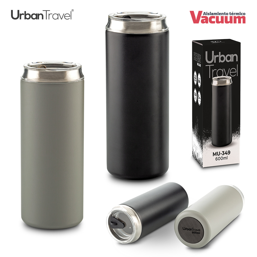 MUG METALICO KOEN URBAN TRAVEL 600ML