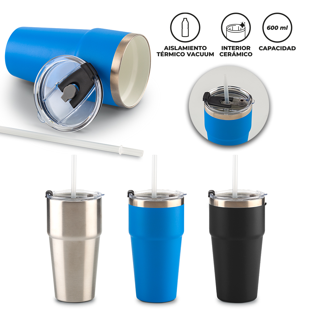 MUG METALICO LUMIX 600 ML