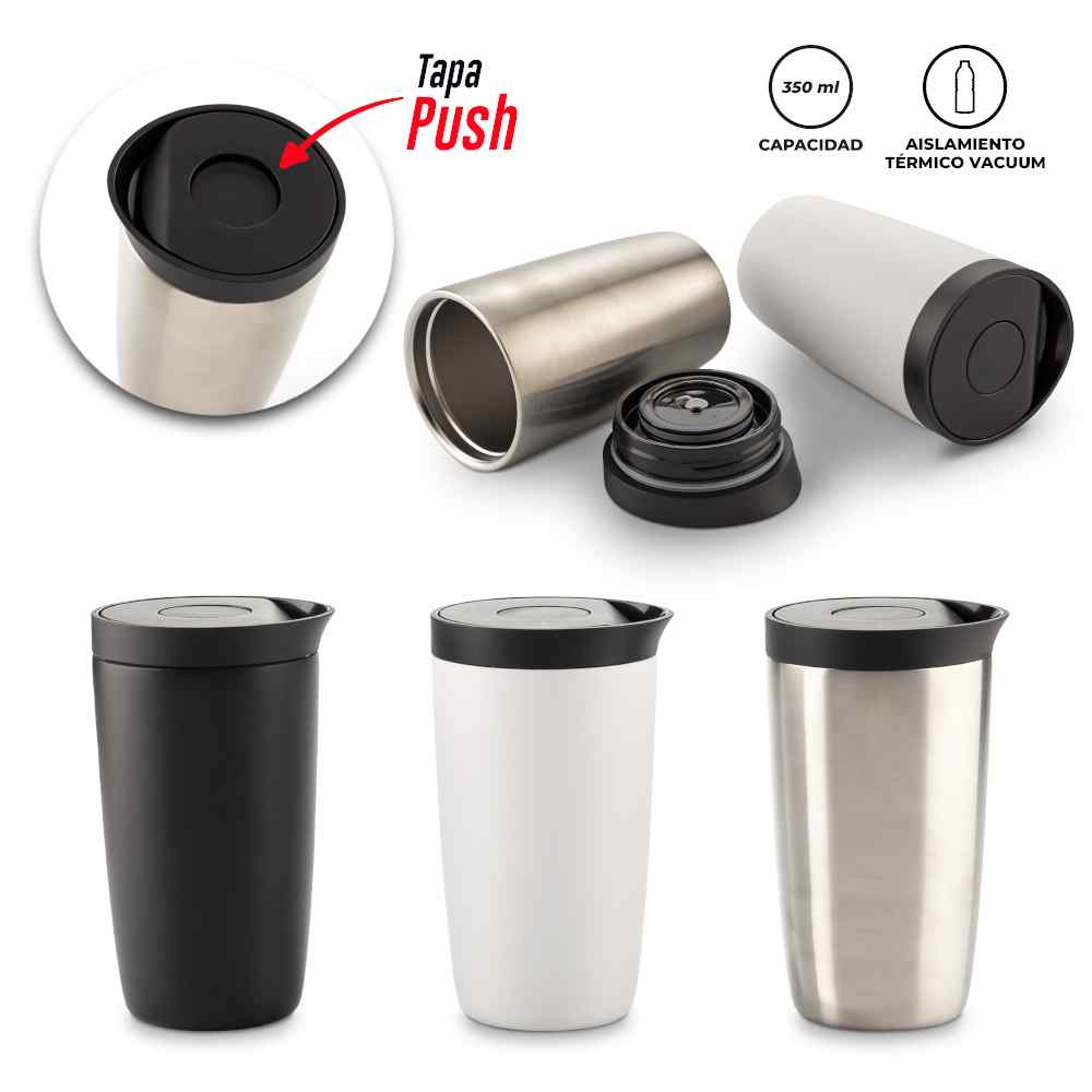 MUG METALICO MODUS 350ml
