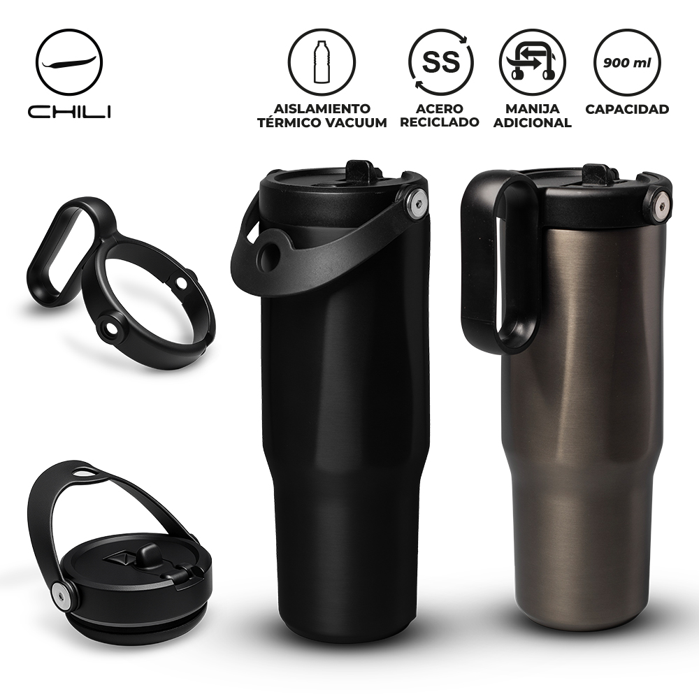 MUG METÁLICO NOMA CHILI 900 ML