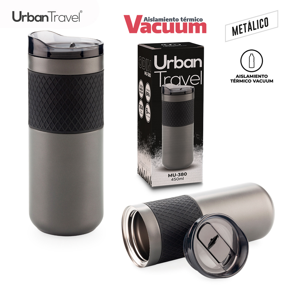 MUG METÁLICO ODÍN URBAN TRAVEL 450ML