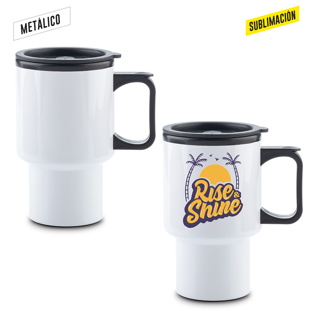 MUG METALICO PARA SUBLIMACION GALILEO 450ML
