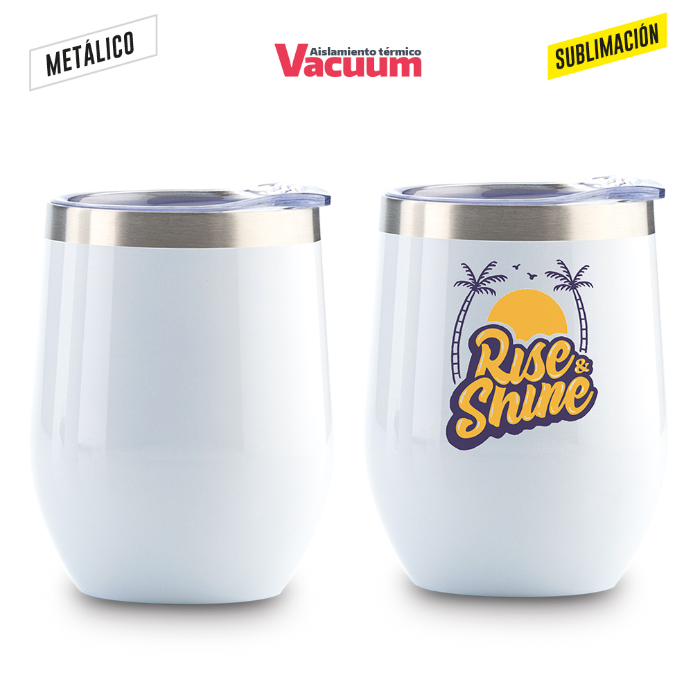 MUG METALICO PARA SUBLIMACION MASK 350ML