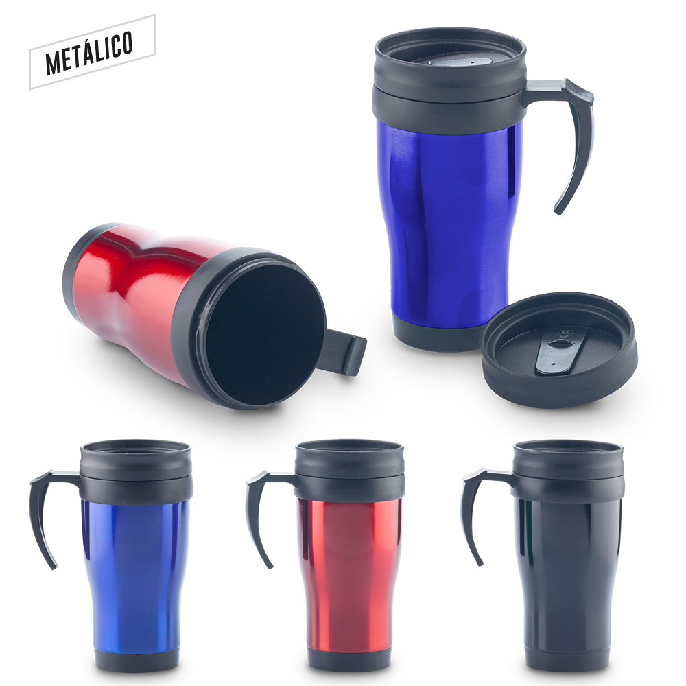 MUG METALICO QUEST 450ML