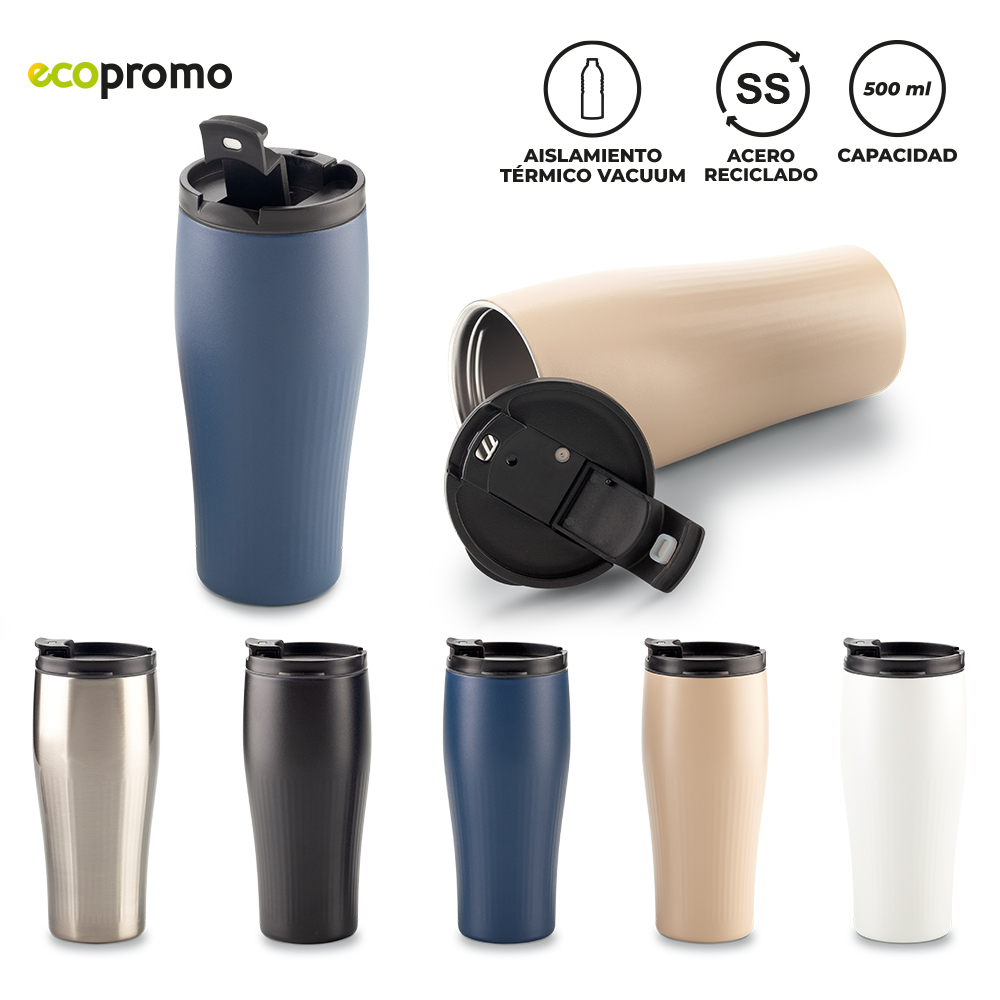 MUG METÁLICO TASSO 500 ML