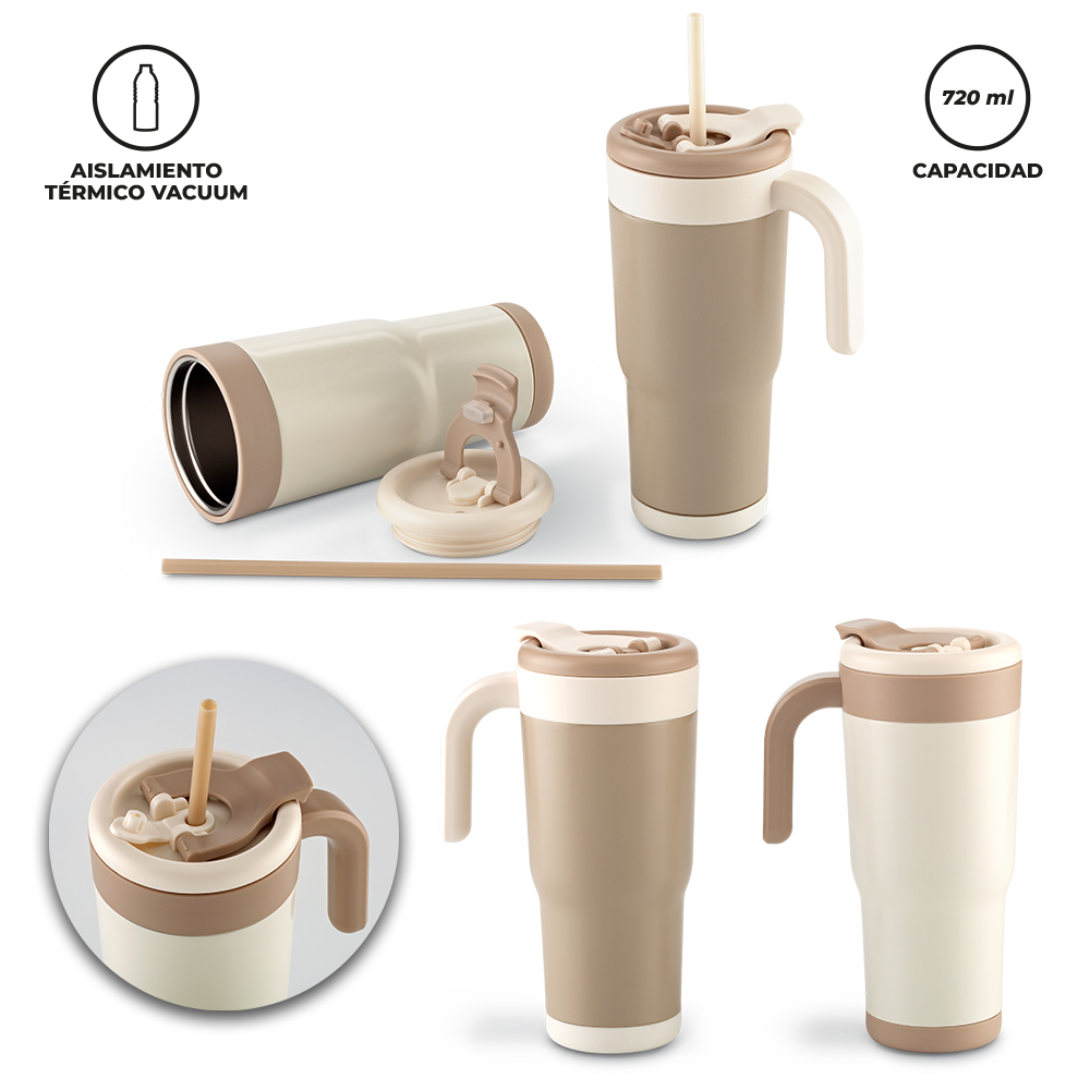 MUG METÁLICO TERRA 720 ML