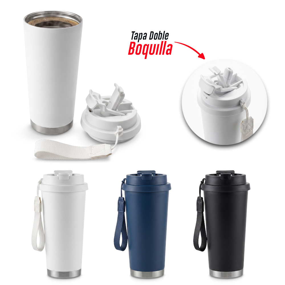 MUG METÁLICO TORINO 500ML Nuevo