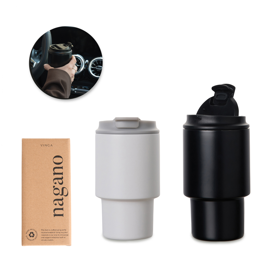 MUG METÁLICO VINGA NAGANO 350ML Nuevo