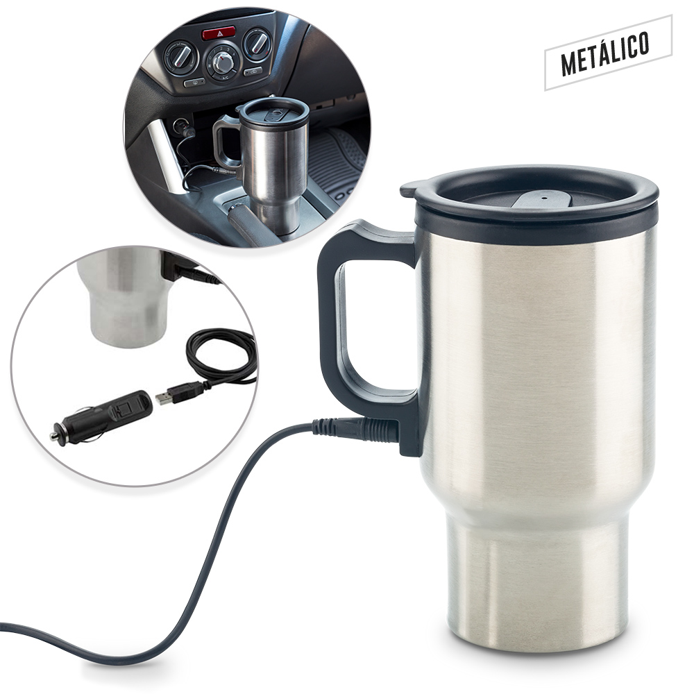 MUG METALICO WARMER 450ML