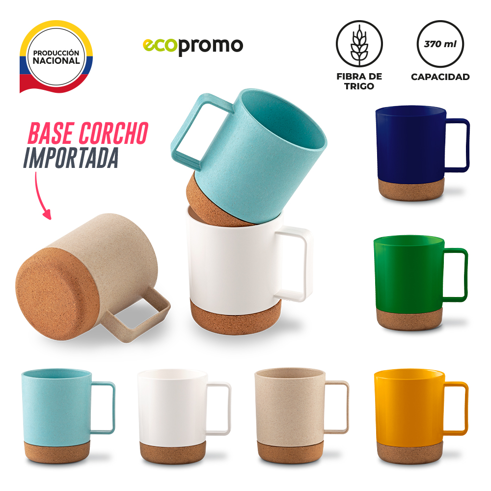 MUG PLASTICO ATOM 370 ML Produccion Nacional