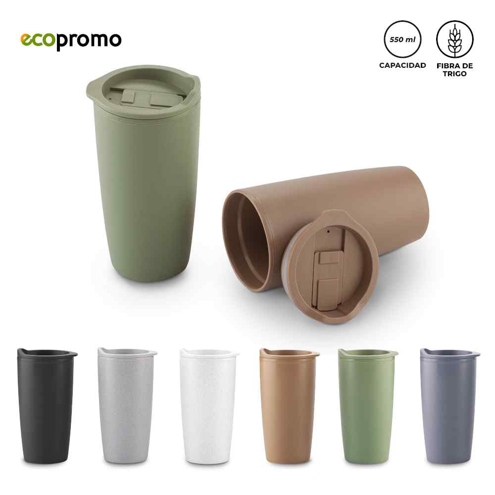 MUG PLASTICO GEO 550ml