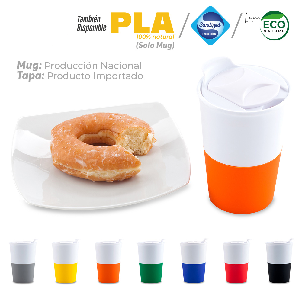 MUG PLASTICO OSIRIS 360ML - PRODUCCION NACIONAL Produccion Nacional