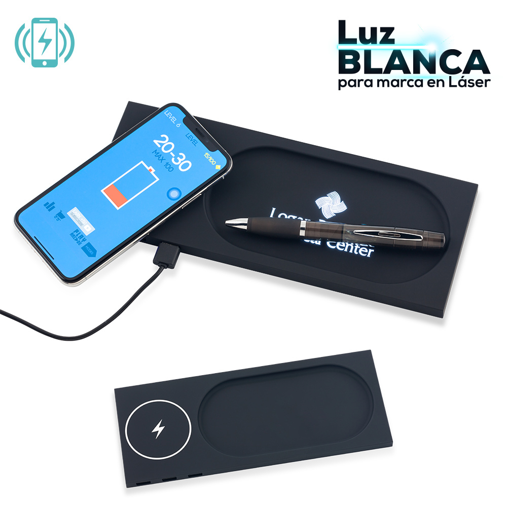 ORGANIZADOR LIGHT CON CARGADOR INALAMBRICO OFERTA Oferta