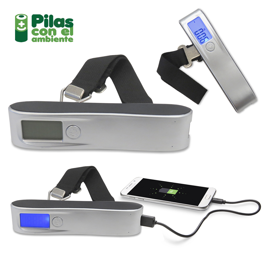 PILA RECARGABLE 2600 MAH CON PESA DE EQUIPAJE II
