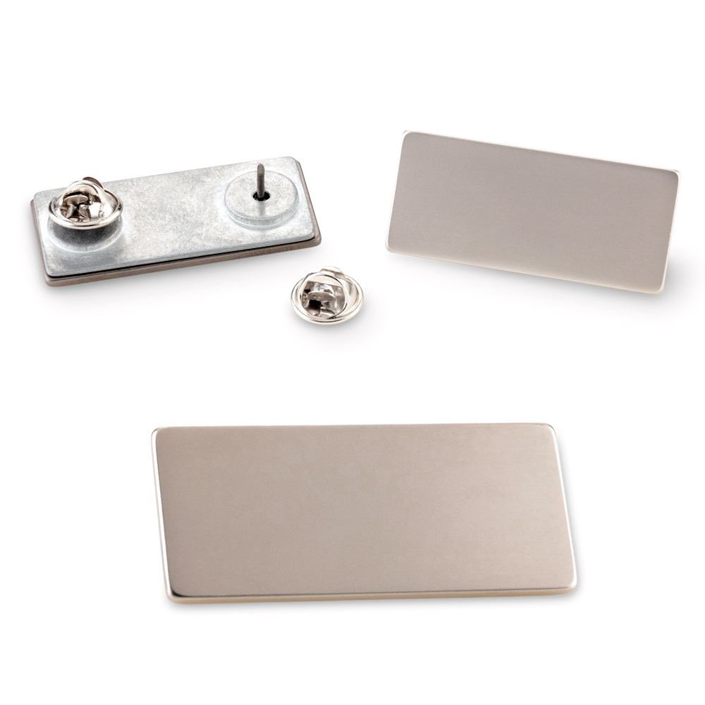 PLACA METÁLICA CON PIN ML-332